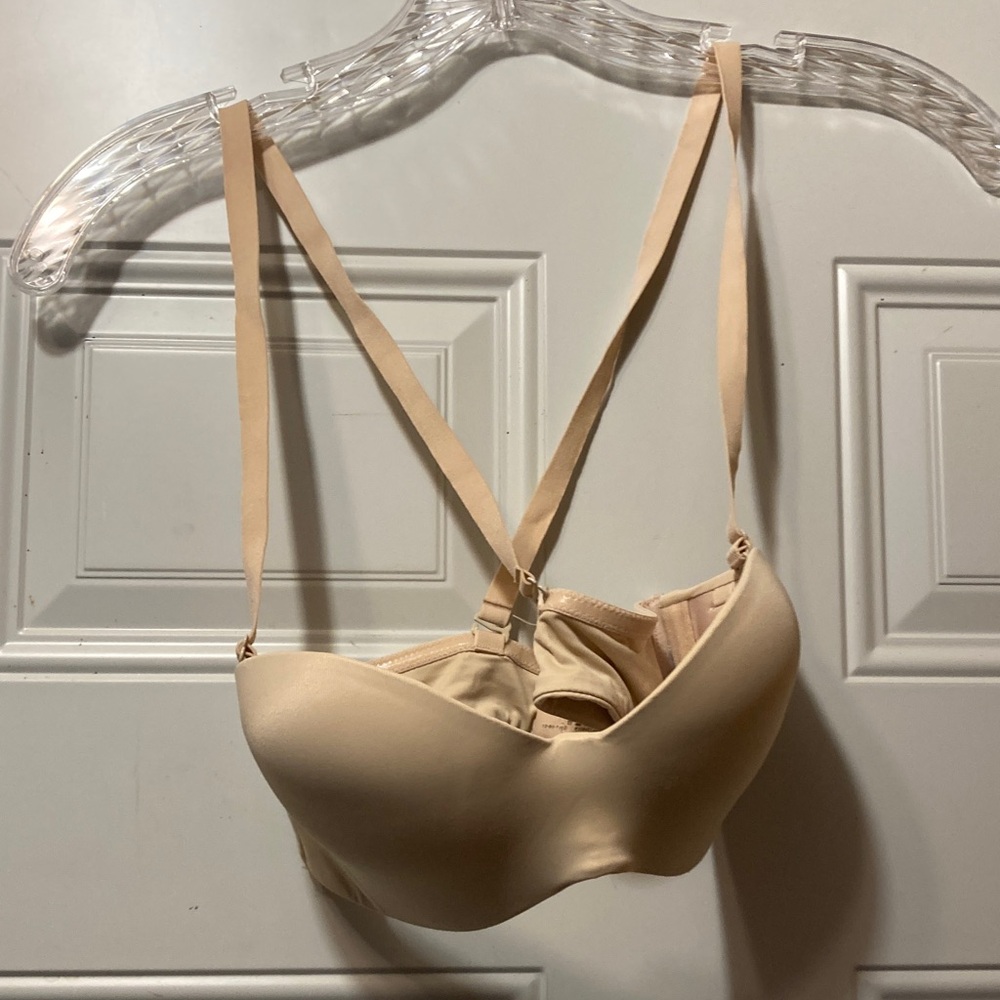 Ambrielle Seamless‎ Convertible Strapless Nude Bra 36A